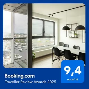Apartment Uniek - Mooiste En Hoogste Uitzicht Op Antwerpen! - Incl Gratis Parking, Antwerpen